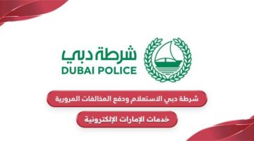 شرطة دبي الاستعلام ودفع المخالفات المرورية
